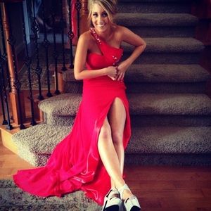 Red Prom Dress / Gala evening gown
